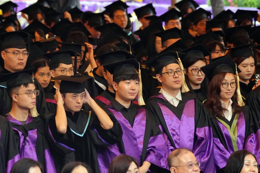 A graduation ceremony at the Chinese University of Hong Kong in 2024. Photo: Elson Li