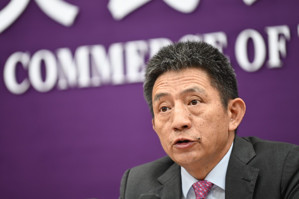 China’s key trade negotiator, Li Chenggang, at a news conference in September. Photo: DPA