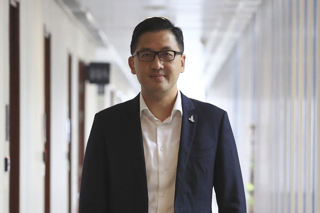 Lam Cheuk-ting in the Legislative Council building in November 2020. Photo: May Tse