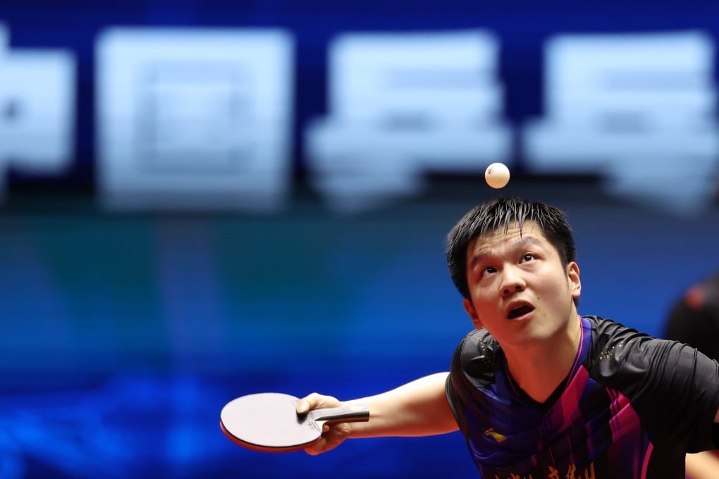 Fan Zhendong will represent Shanghai at this year’s National Games. Photo: Xinhua