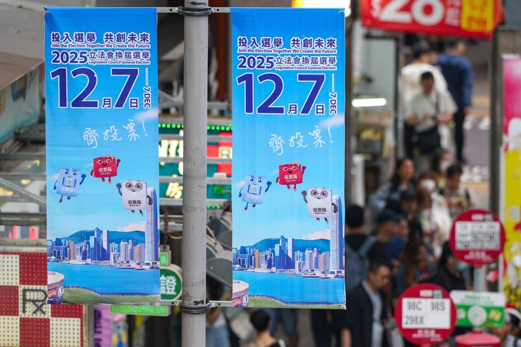 Hong Kong’s leader earlier promised to take a hard line against any attempts to disrupt the coming election. Photo: Sam Tsang