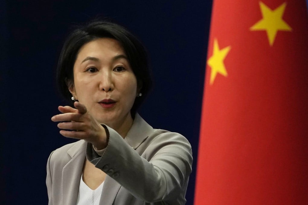 Chinese foreign ministry spokeswoman Mao Ning said Beijing’s position was “clear and firm” on the issue. Photo: AP