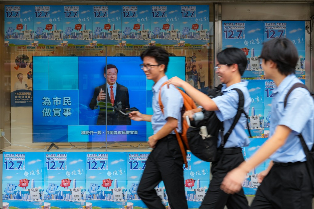 The election takes place on December 7. Photo: Sam Tsang