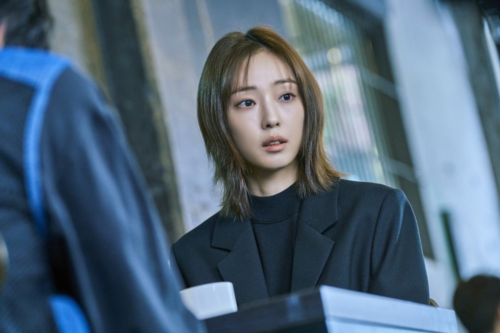 Jeon So-nee as store clerk Eun-soo in a still from As You Stood By, a K-drama that tackles the subject of domestic violence. Photo: Netflix