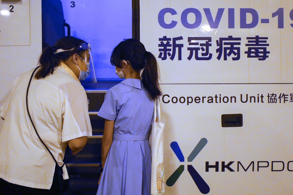 The Hong Kong Molecular Pathology Diagnostic Centre was one of the operators of Covid-19 community testing centres in the city. Photo:  Xiaomei Chen