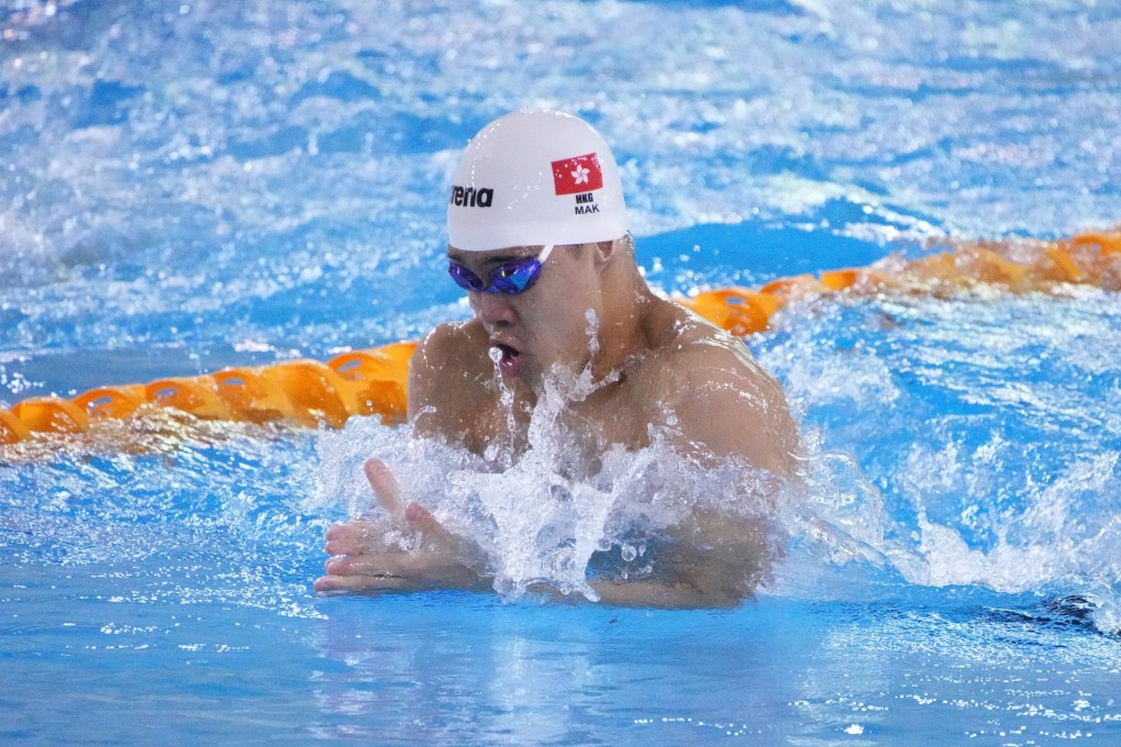 Adam Mak could break the 100m breaststroke record. Photo: Eugene Lee