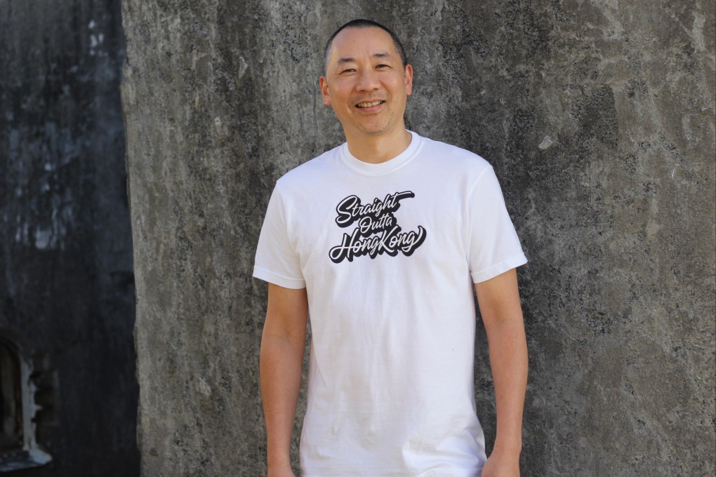 Ant Sang, a fifth-generation Chinese-New Zealander, wears one of his Cantotees t-shirts. Photo: Delia Sang