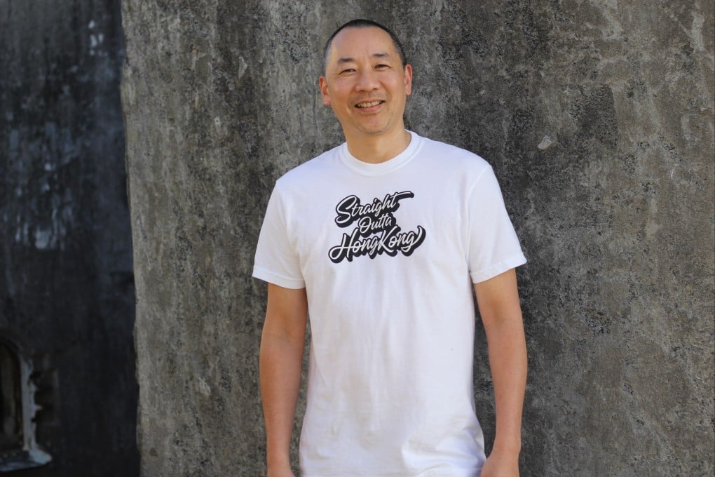 Ant Sang, a fifth-generation Chinese-New Zealander, wears one of his Cantotees t-shirts. Photo: Delia Sang
