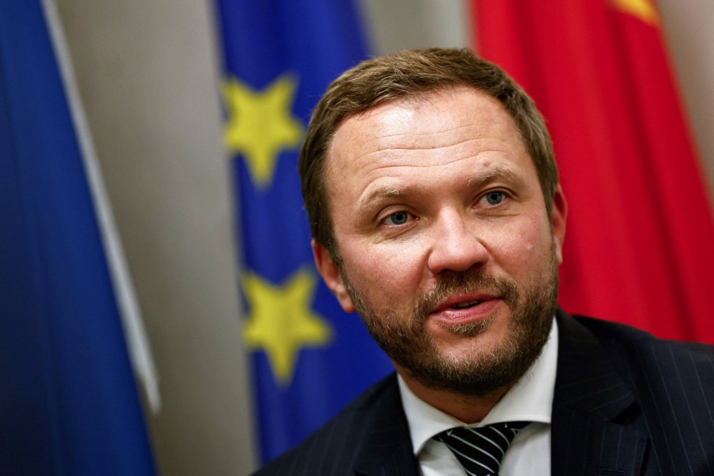 Estonian Foreign Minister Margus Tsahkna pictured during his recent visit to Beijing. Photo: Reuters