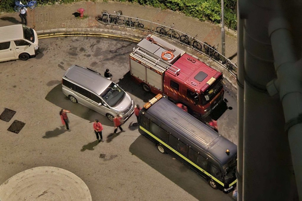 The 77-year-old was located at around 1.40am on Saturday, lying by a waterfall near Tsz Tin Tsuen in Tuen Mun. Photo: Nannan Lau