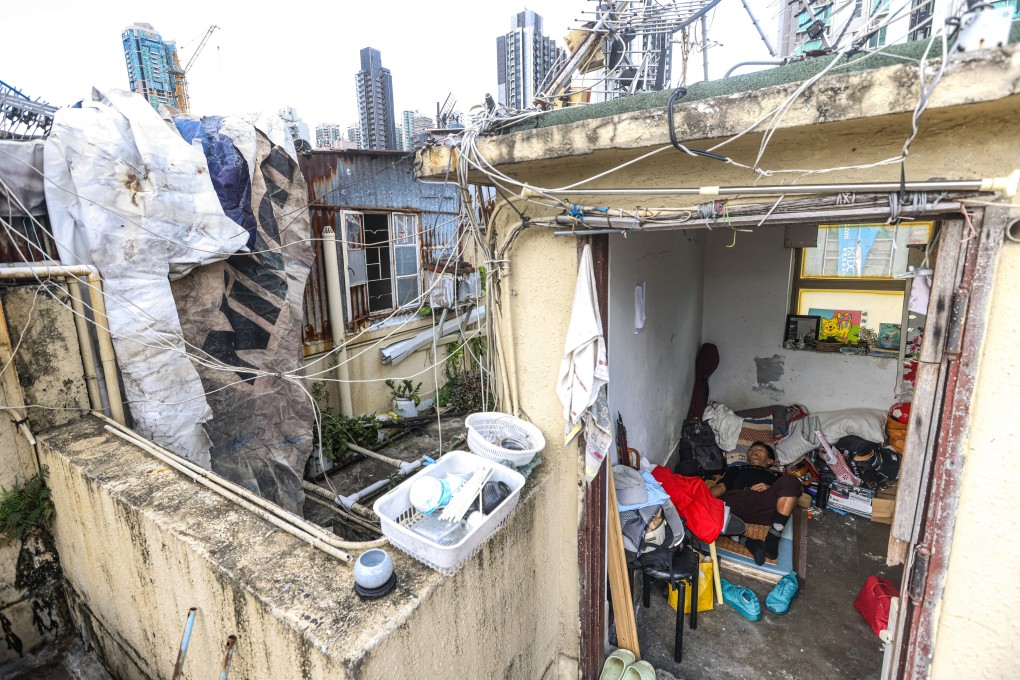 A rooftop home in Hong Kong’s Sham Shui Po district. Photo: Eugene Lee