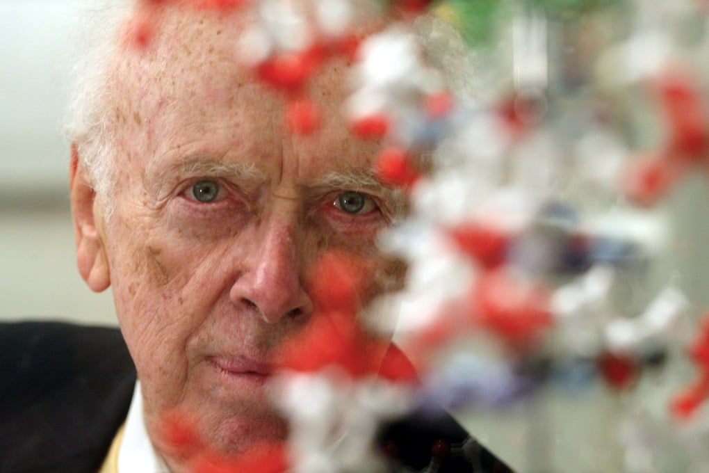 US biologist James Watson poses for a portrait at an exhibition in Berlin in October 2004. Photo: AP