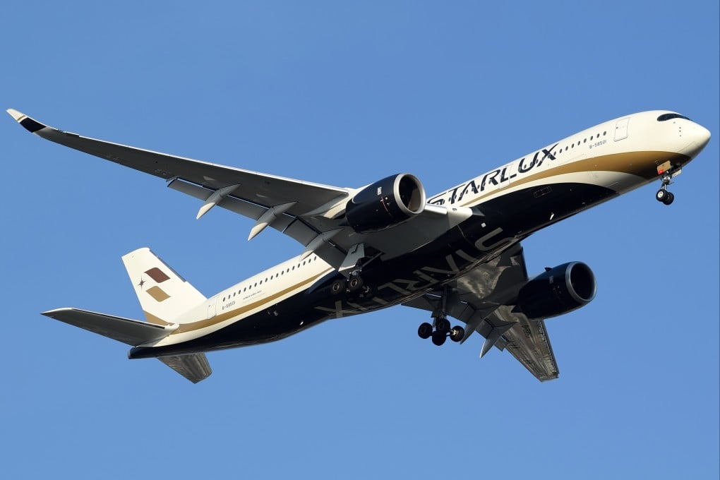 A Starlux Airlines flight departing from Hong Kong was forced to stop on its way to the runway due to a suspected oil leak. Photo: Shutterstock Images