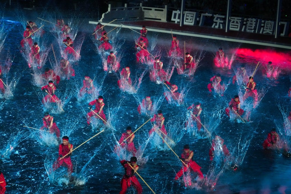 The opening ceremony of the 15th National Games held at Guangdong Olympic Stadium. Photo: Elson Li