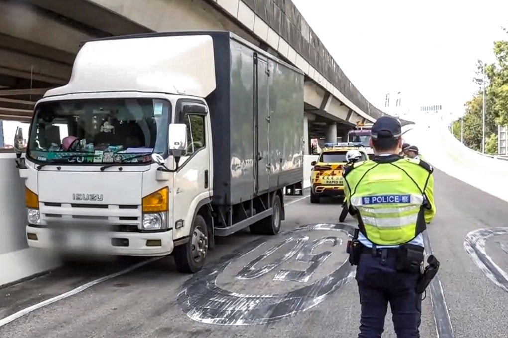 A 42-year-old truck driver has been killed during a crash in Tsing Yi. Photo: Handout