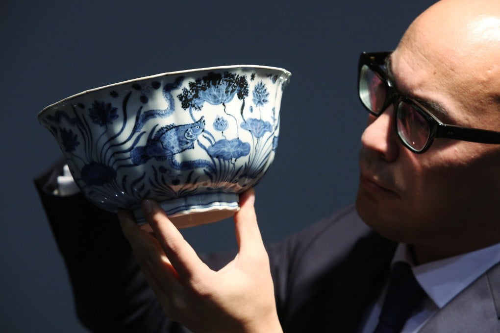 The Ming dynasty was a prosperous time of culture and trade. Blue-and-white porcelain made during the Ming dynasty is prized around the world. Photo: Sam Tsang