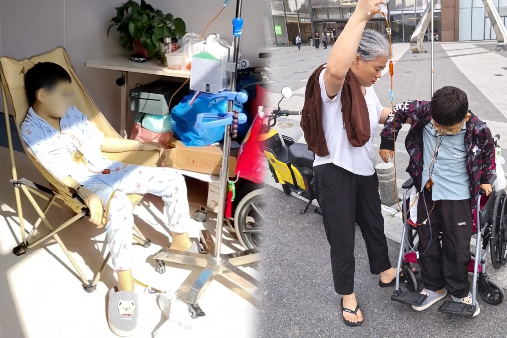 A 10-year-old boy in China underwent a surgery intended to remove an abdominal tumour, but doctors accidentally removed his entire digestive system. Photo: SCMP composite/Douyin