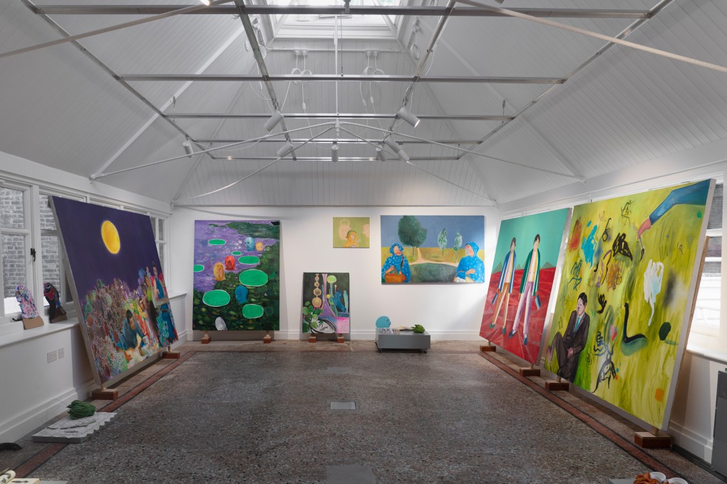 An installation view of “Duan Jianyu: Yuqiao” at YDP art space, in central London. Photo: Wenxuan Wang