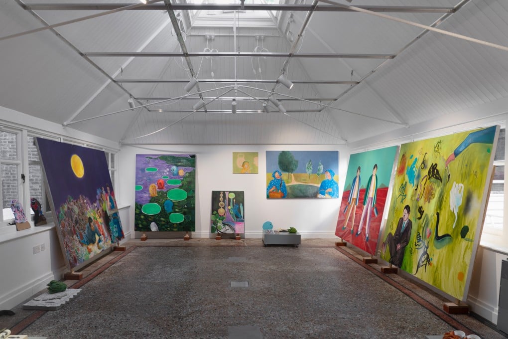 An installation view of “Duan Jianyu: Yuqiao” at YDP art space, in central London. Photo: Wenxuan Wang