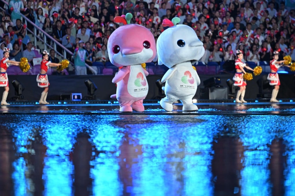 Videos of the mascots dancing and posing at the opening ceremony have proved popular. Photo: Xinhua