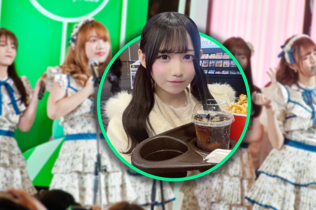 A 17-year-old Japanese idol was fired after netizens spotted a man’s reflection in her drink, revealing she was dating. Photo: Shutterstock/X.com@nani_nani_