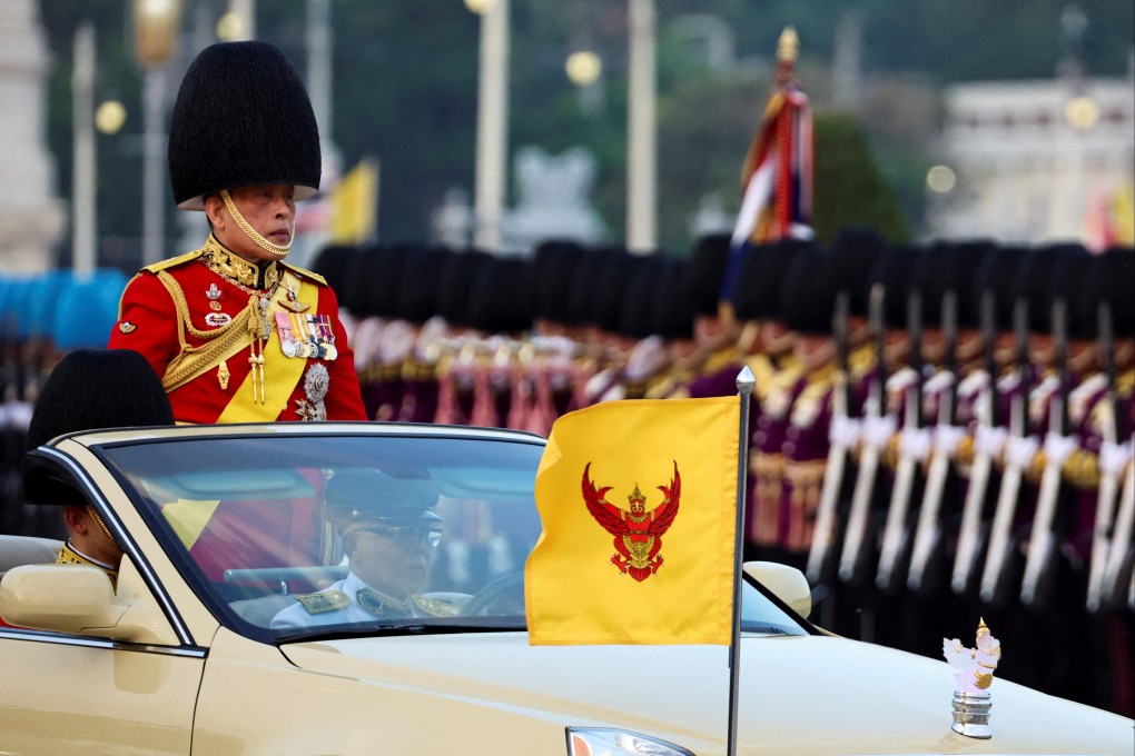King Maha Vajiralongkorn reviews the guard of honour during a trooping of the colours ceremony to mark his 72nd birthday in Bangkok, Thailand, on December 3, 2024. Photo: Reuters