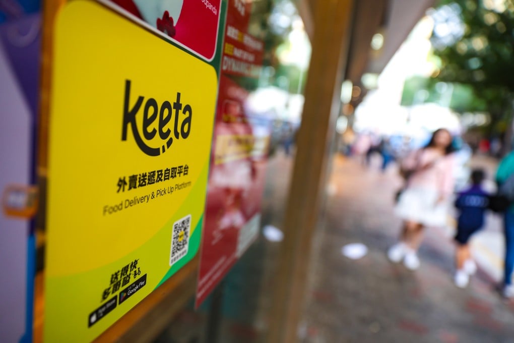 Keeta’s logo at a restaurant in Kennedy Town.
Photo: Edmond So