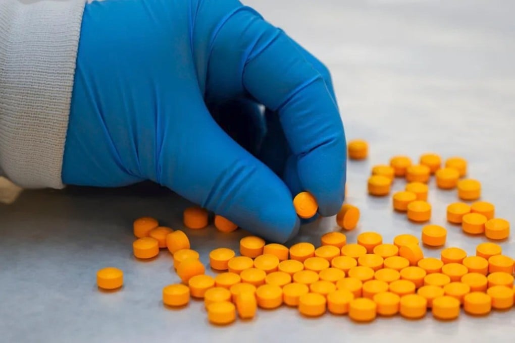 The synthetic opioid killed an estimated 48,422 Americans last year, according to the US Centres for Disease Control and Prevention. Photo: AFP