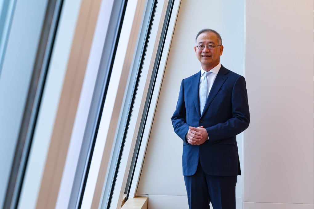 Various factors such as central bank monetary policies and the fervour around the artificial intelligence industry were generally positive to the investment environment, says Eddie Yue. Photo: Edmond So