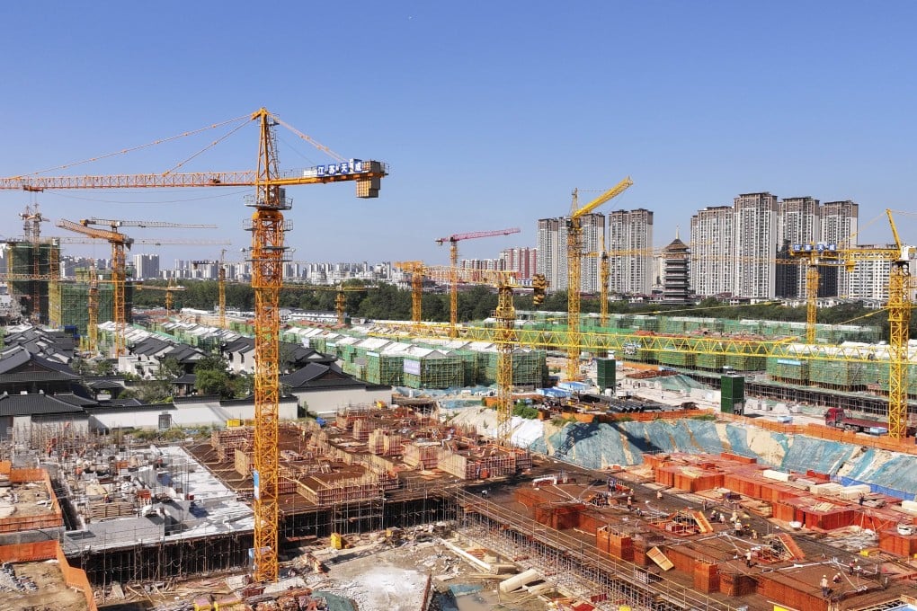 A construction site in Huaian, Jiangsu province. Photo: CFOTO/Future Publishing via Getty Images