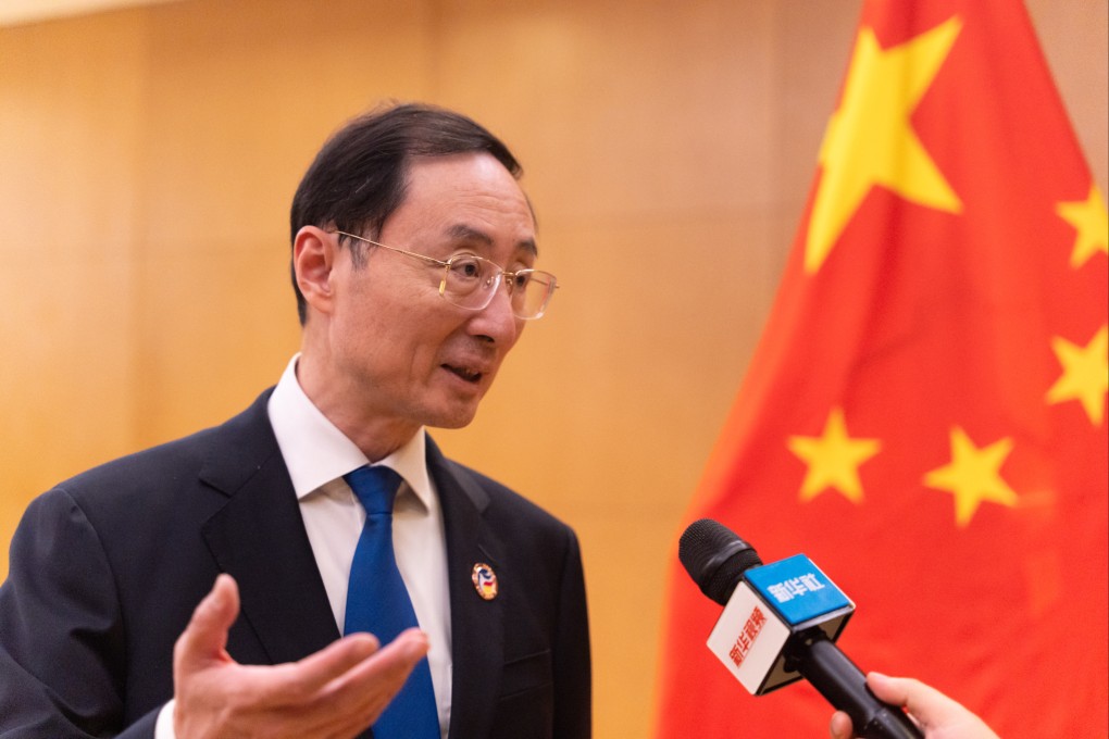 Chinese foreign vice-minister Sun Weidong has described the Japanese leader’s remarks as an “interference in China’s internal affairs”. Photo: Xinhua
