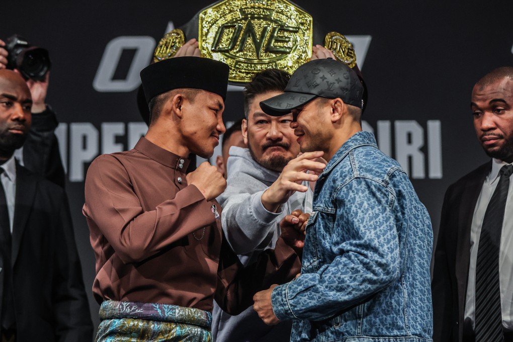 A playful Rodtang Jitmuangnon (left) will face fellow Thai Nong-O Hama at ONE 173 in Tokyo on November 16. Photo: ONE Championship