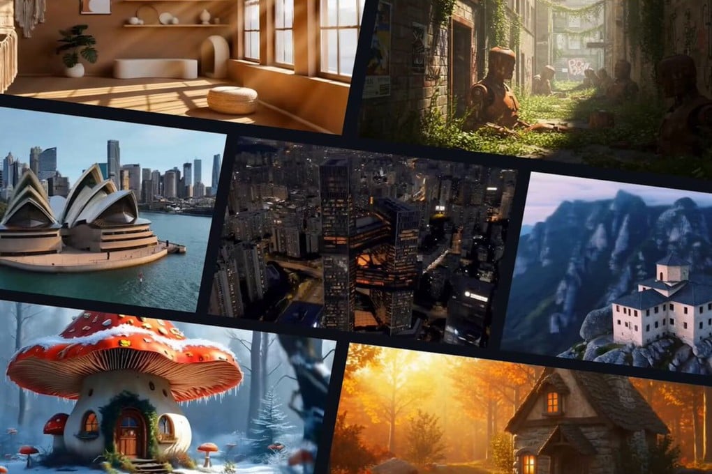 A Hunyuan world model. Spatial intelligence has been described as AI’s ‘next frontier’. Photo: Handout