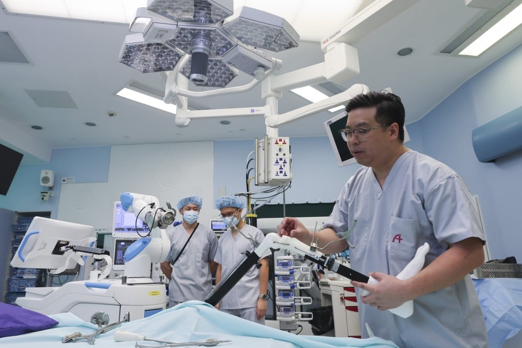 Healthtech’s applications, including robot-assisted surgery, are now driving up companies’ valuations in the sector. Photo: Edmond So