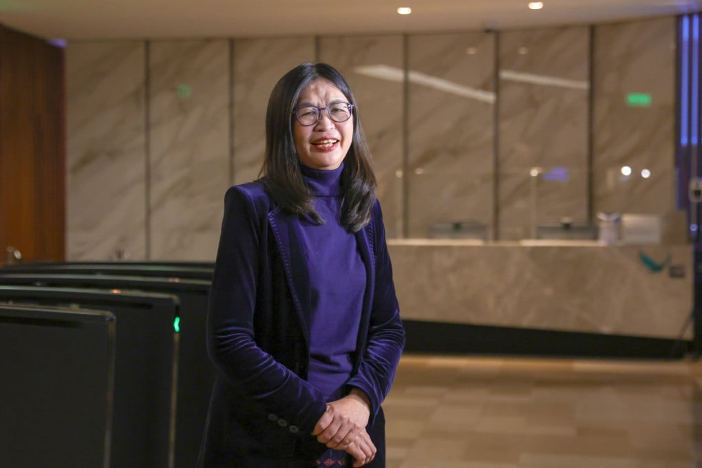 Julia Leung Fung-yee, CEO of the Securities and Futures Commission, pictured at the commission’s office in Quarry Bay on December 15, 2022. Photo: May Tse
