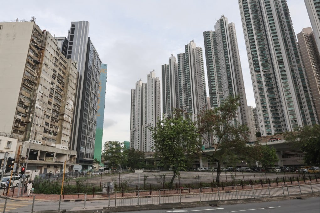 View of a plot at the junction of Wing Shun Street and Texaco Road in Tsuen Wan. Photo Edmond So