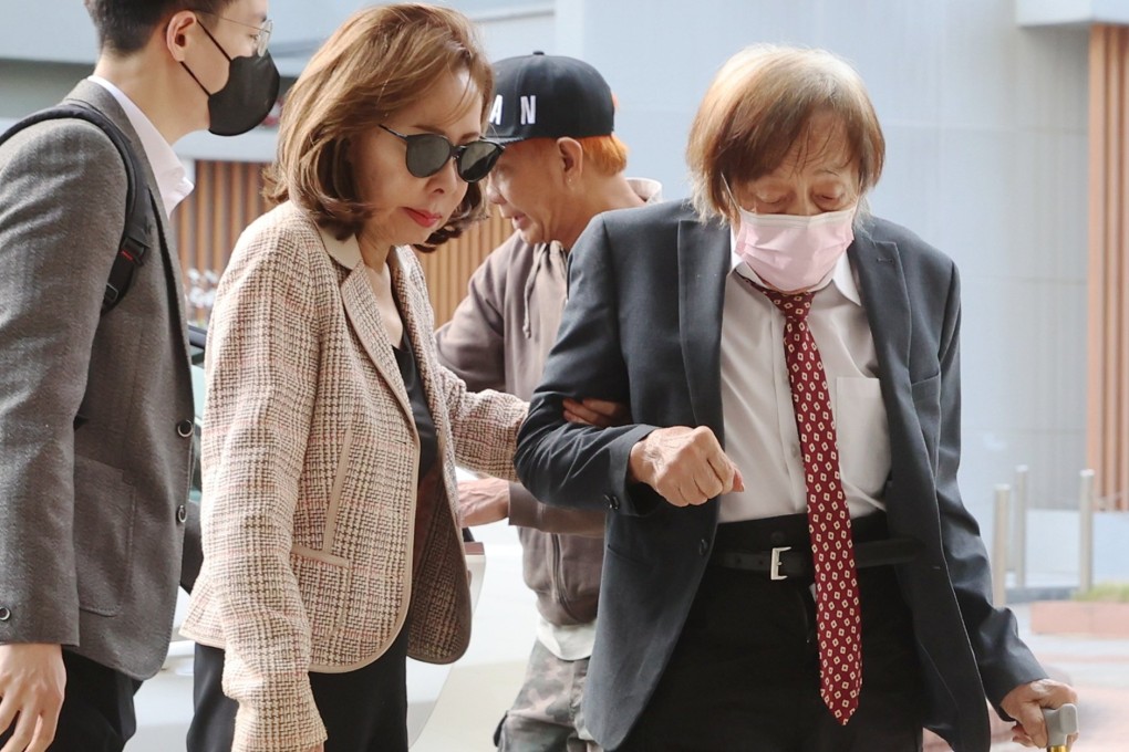 Dr Franklin Li (right) after a recent appearance at the High Court. Photo: Edmond So