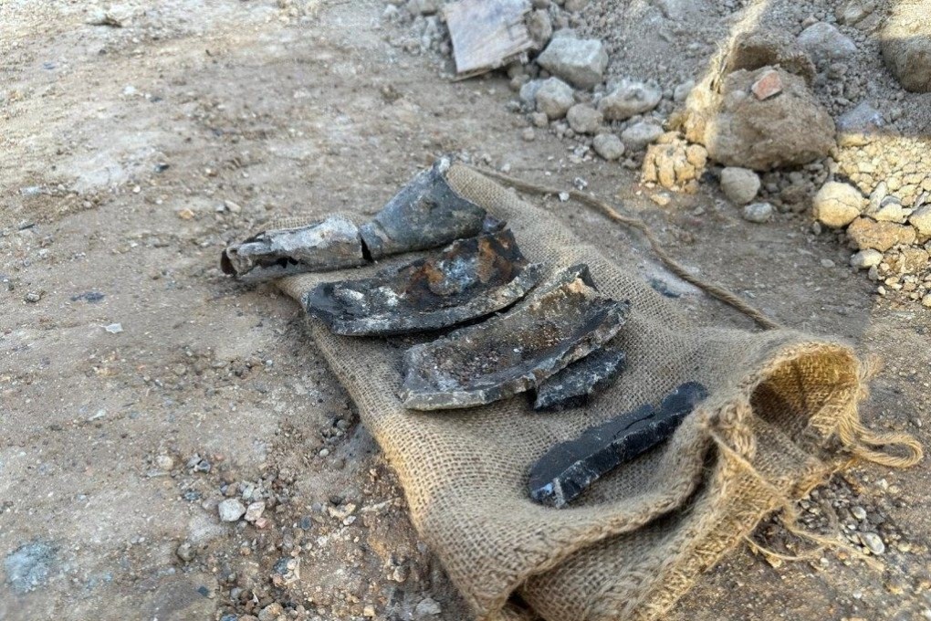 Bomb disposal officers detonated the mortar round in the afternoon. Photo: Handout