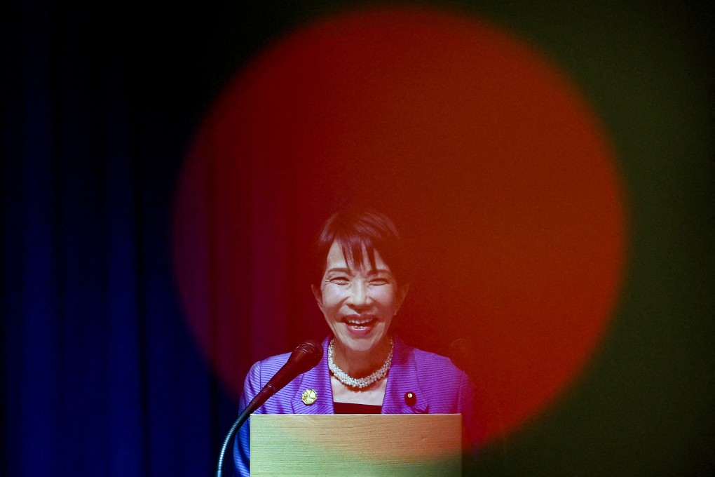 Japanese Prime Minister Sanae Takaichi speaks during a press conference after the Asia-Pacific Economic Cooperation (APEC) summit in Gyeongju, South Korea, on November 1. Photo: Reuters