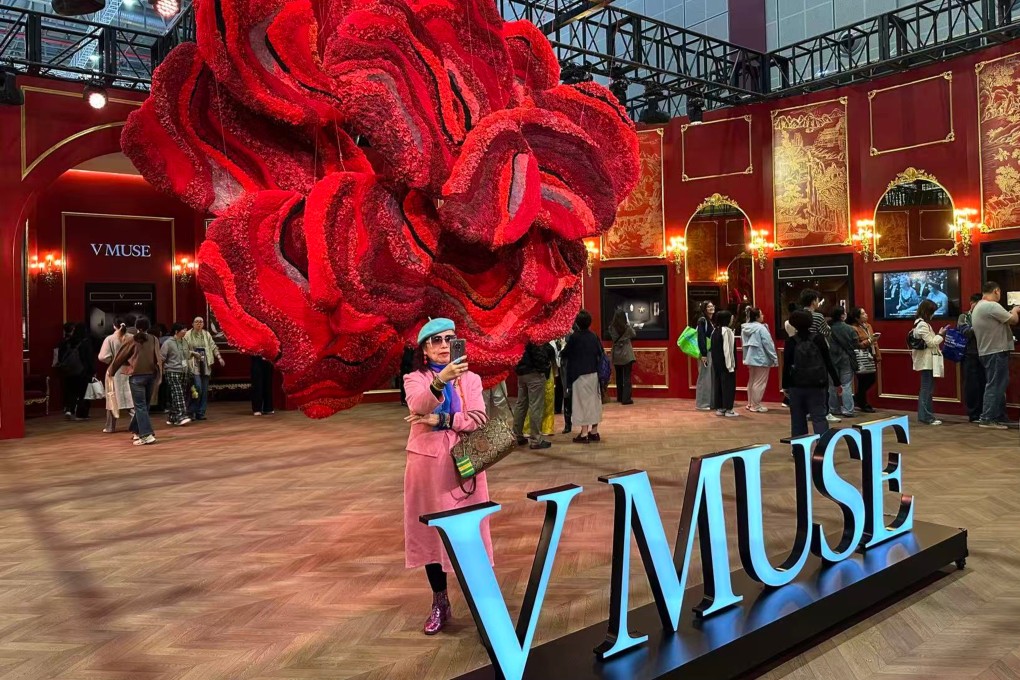 V Muse’s pavilion at the 2025 China International Import Expo in Shanghai. Photo: Daniel Ren