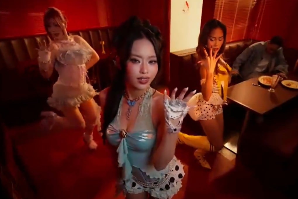 A still from the pulled music video for “Question” by Malaysian girl group Dolla. Photo: X/haronzoo