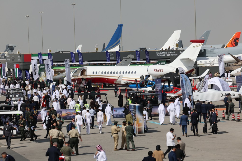 The 2025 Dubai Air Show held at Al Maktoum International Airport runs from Monday to Friday. Photo: EPA
