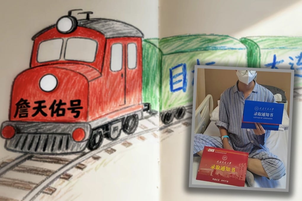 A teenage boy from Anhui in eastern China died shortly after receiving his university admission letter. Photo: SCMP composite/Weibo