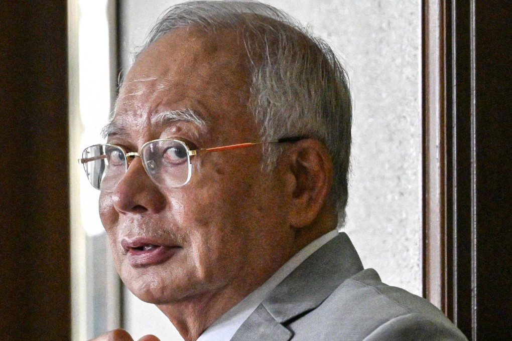 Malaysia’s former prime minister Najib Razak attends an appeal hearing at the High Court on April 17 last year. Photo: AFP