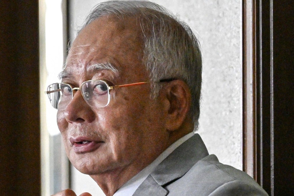 Malaysia’s former prime minister Najib Razak attends an appeal hearing at the High Court on April 17 last year. Photo: AFP