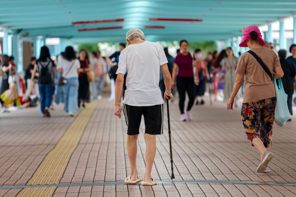 The University of Hong Kong researchers on Tuesday shared the results of an analysis covering 6,777 carers receiving services under the Jockey Club Carer Space Project. Photo: Jelly Tse