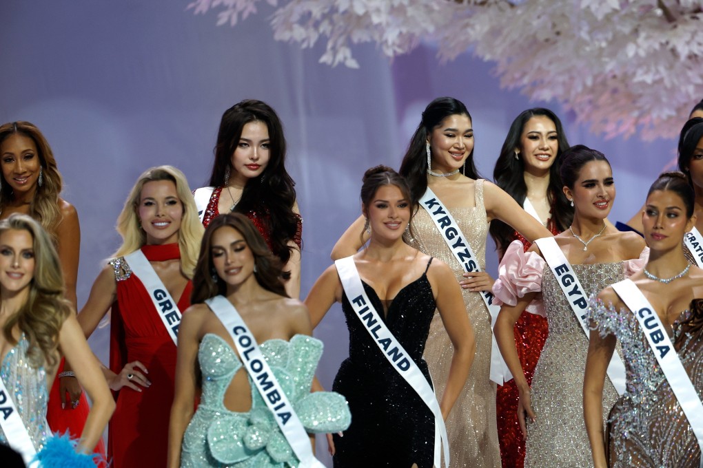 Contestants attend the Miss Universe official welcome event in Bangkok, Thailand, on November 5. Photo: EPA