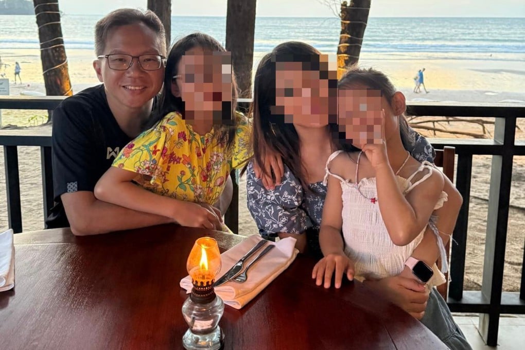 Yu Siu-hei with his family in happier times. Photo: Handout