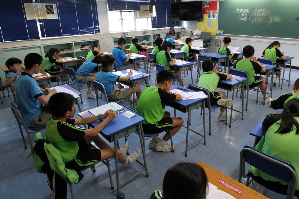 Conducted annually by the government, the Territory-wide System Assessment, tests the proficiency of Primary Three, Six and Form Three pupils in Chinese, English and mathematics. Photo: Roy Issa