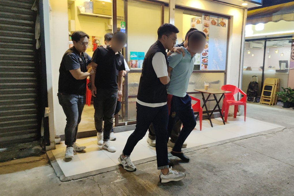 Hong Kong immigration officers have arrested 34 people during an operation to crack down on illegal labour. Photo: Handout
